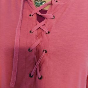 Women's rose colored jersey